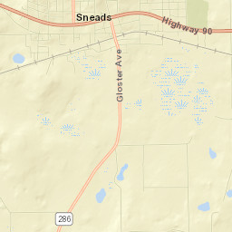 Sneads Street Map
