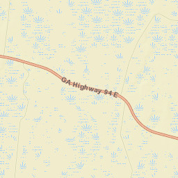 Echols County Street Map