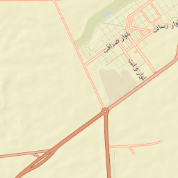 Chamran Town Street Map