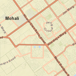 Mohali Street Map