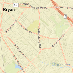 Bryan Street Map