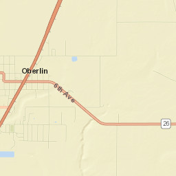 Oberlin Street Map