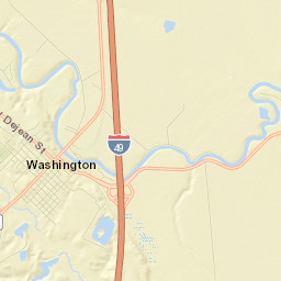 Main Street, Washington, LA 70589, USA Street Map