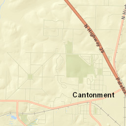 Escambia County Street Map
