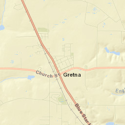 Gretna Street Map