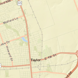 Taylor Street Map