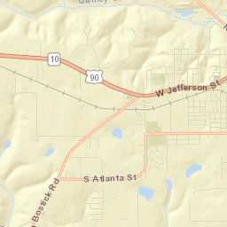 Gadsden County Street Map