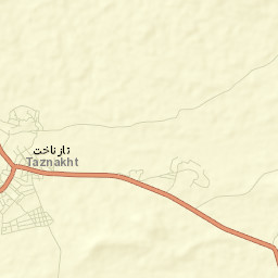 Taznakht Street Map