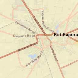 Kotkapura Street Map
