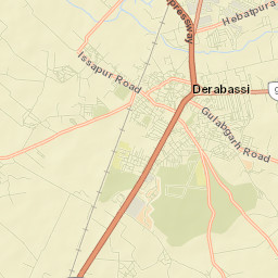 Dera Bassi Street Map