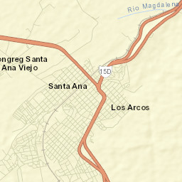Santa Ana Street Map