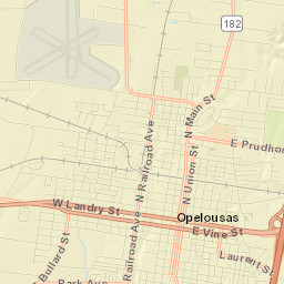 Opelousas Street Map