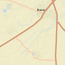 Banur Street Map