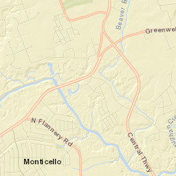 Monticello Street Map