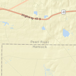 Mississippi 43, Picayune, MS 39466, USA Street Map
