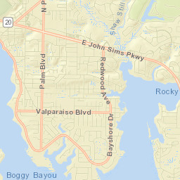 Niceville Street Map