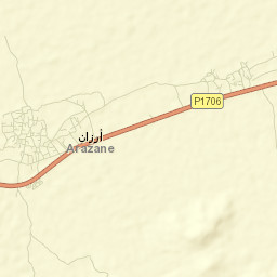 Arazane Street Map