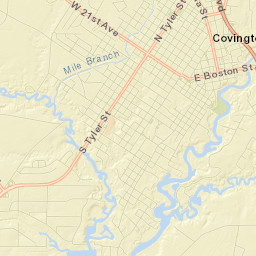 Covington Street Map