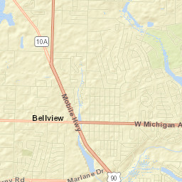 Bellview Street Map