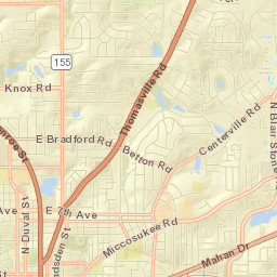 Leon County Street Map