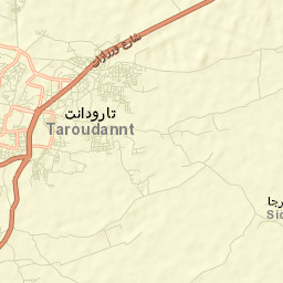 Taroudant Street Map