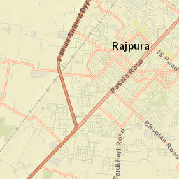 Rajpura Street Map
