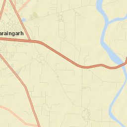 Narayangarh Street Map