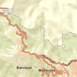 Mussoorie Street Map