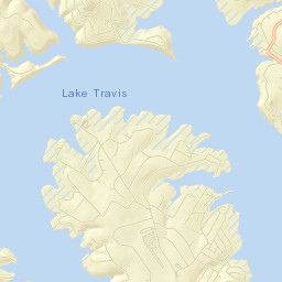 Hudson Bend Street Map