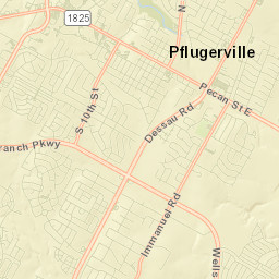 Pflugerville Street Map