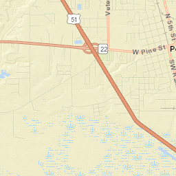 Ponchatoula Street Map