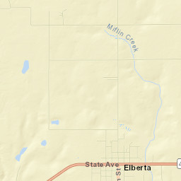 Elberta Street Map