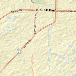 Blountstown Street Map