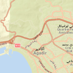 Agadir Street Map