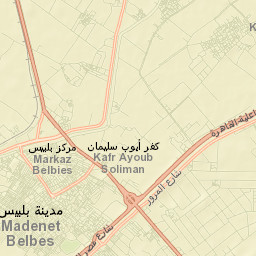 Bilbeis Street Map