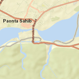 Paonta Sahib Street Map