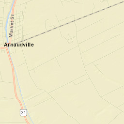 Arnaudville Street Map