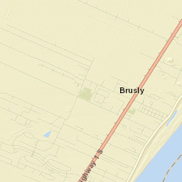Brusly Street Map