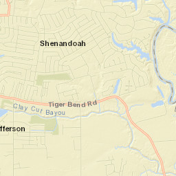 Shenandoah Street Map