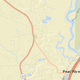 Pearl River Street Map
