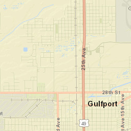 West Gulfport Street Map
