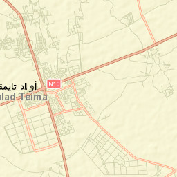 Oulad Teïma Street Map