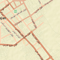 Rafsanjan Street Map