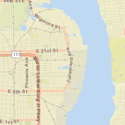 Duval County Street Map