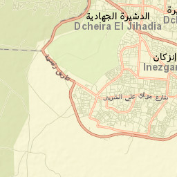 Inezgane Street Map