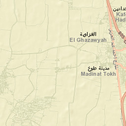 Toukh Street Map