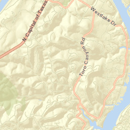 West Lake Hills Street Map