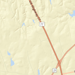 Lee County Street Map