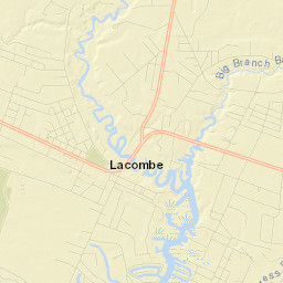 Lacombe Street Map