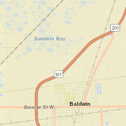 Baldwin Street Map